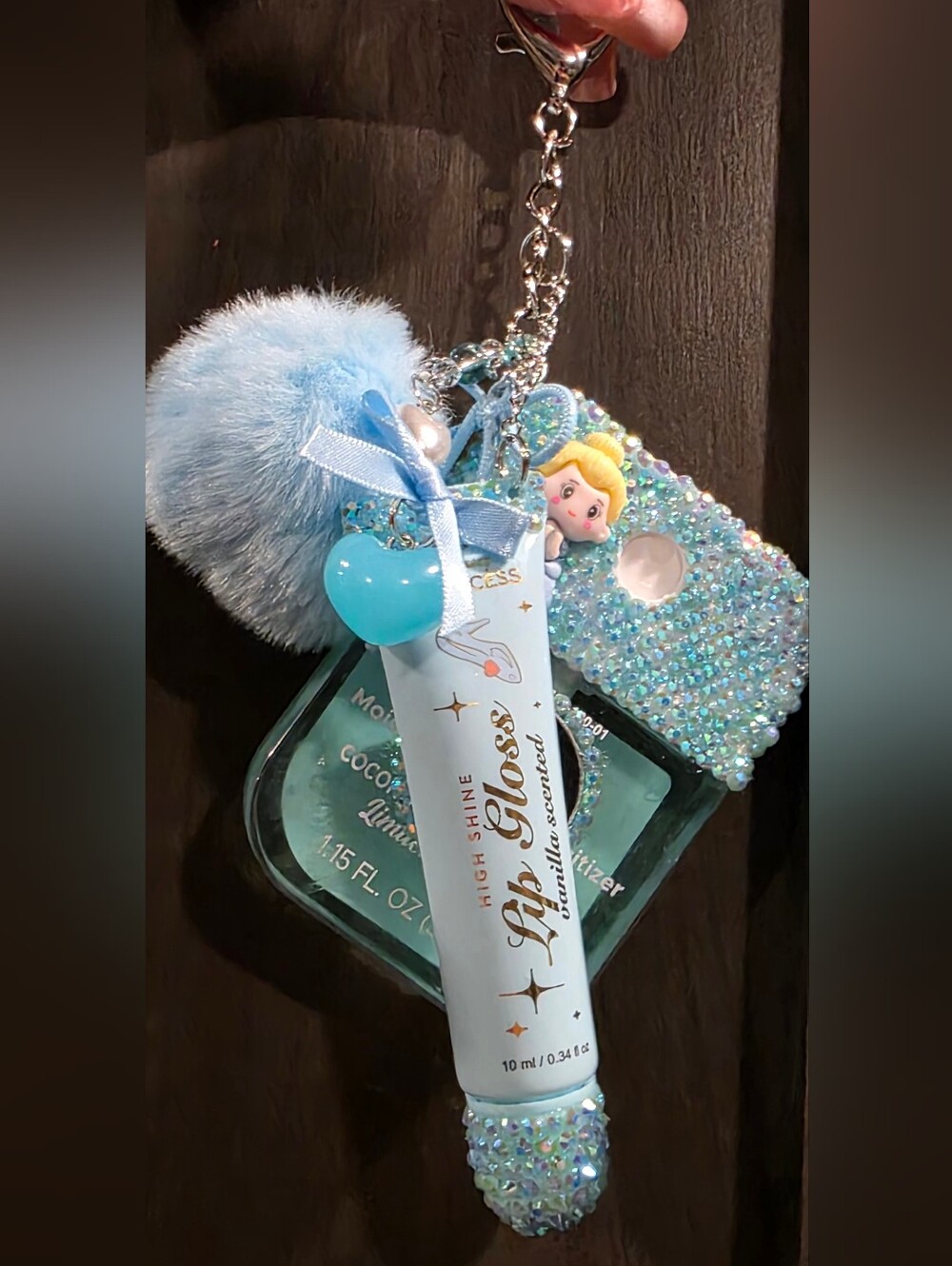 Handmade Cinderella Keychain Set